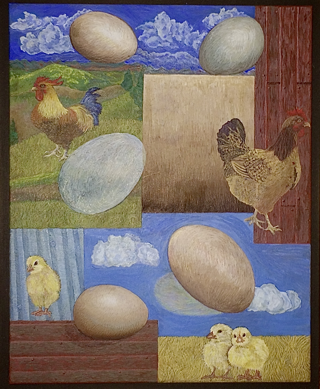 Chicken And Eggs by Patricia Wafer